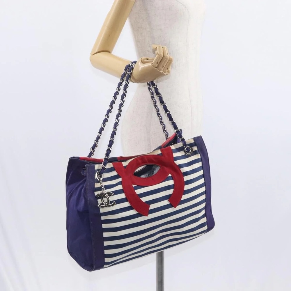 CHANEL Cruise 2010 Marinière Large Tote - Picture 4 of 8